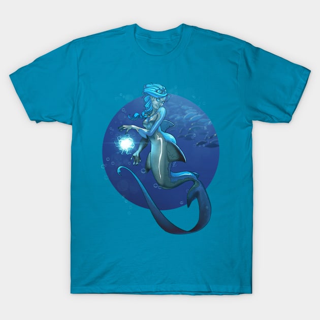 Thresher Mermaid T-Shirt by z0mbi